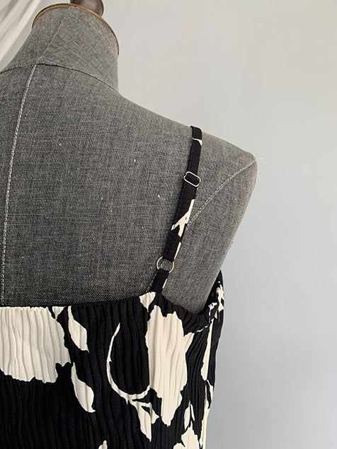 Flowers into Painting Suspender One-piece