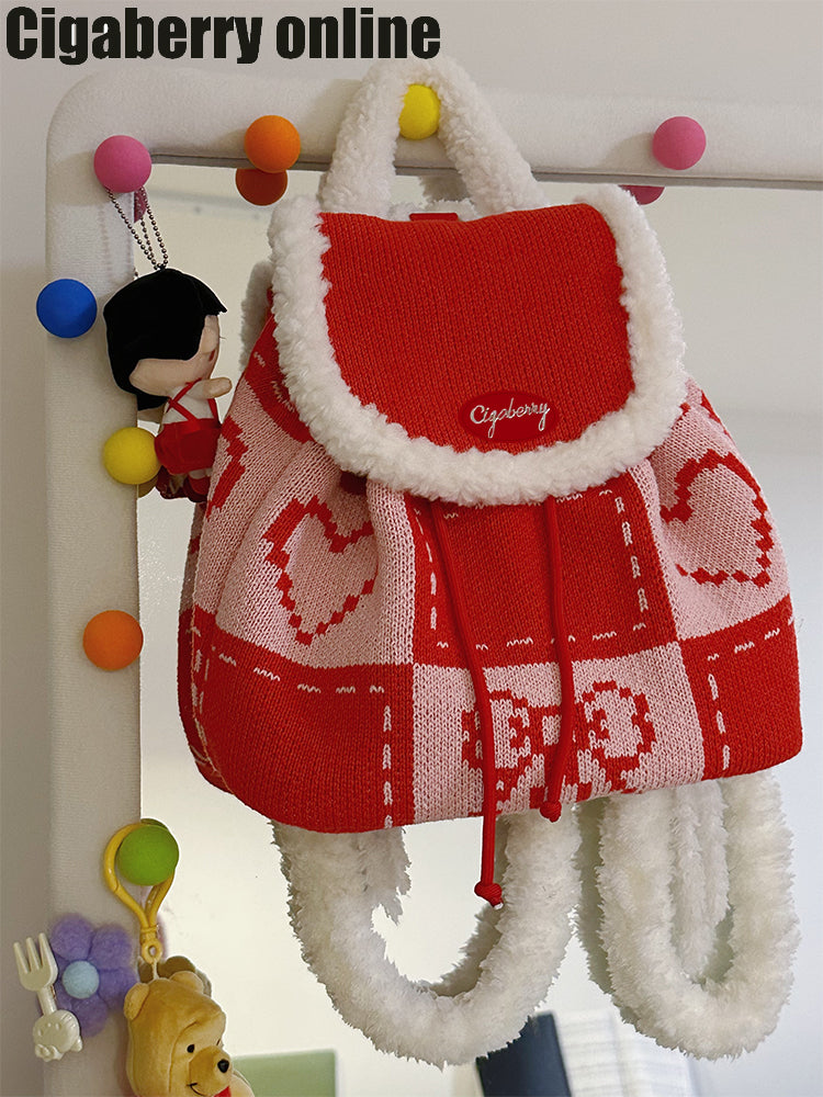 귀여운 멋진 배낭을 짜십시오