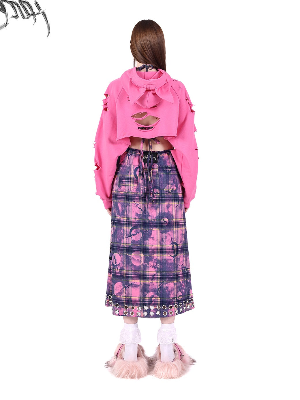 Sphinx Trou à capuche tridimensionnel Sweat