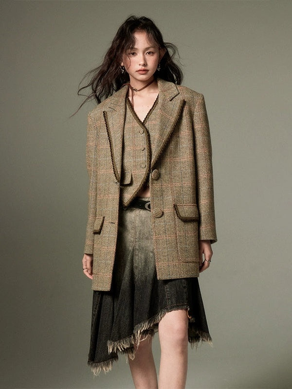 Classical Design Jacket & Vest Set-up