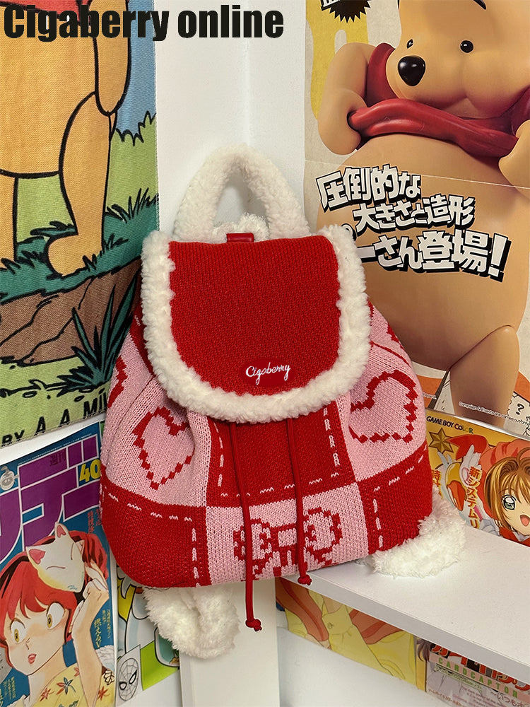 귀여운 멋진 배낭을 짜십시오