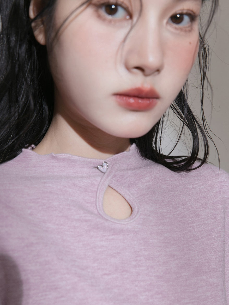 Layered Design Knitted Smocked Top & Skirt Set-up