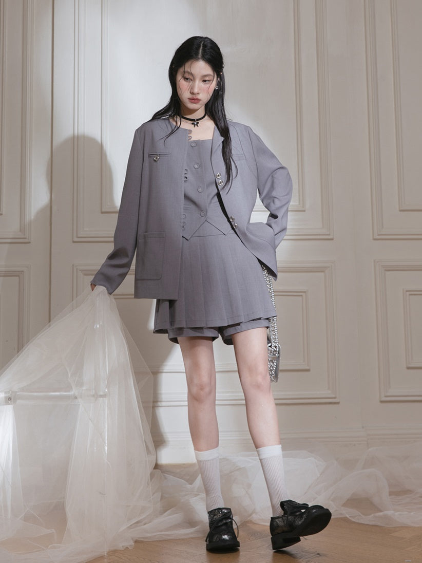 Jacke und Weste des chinesischen Stils im chinesischen Stil