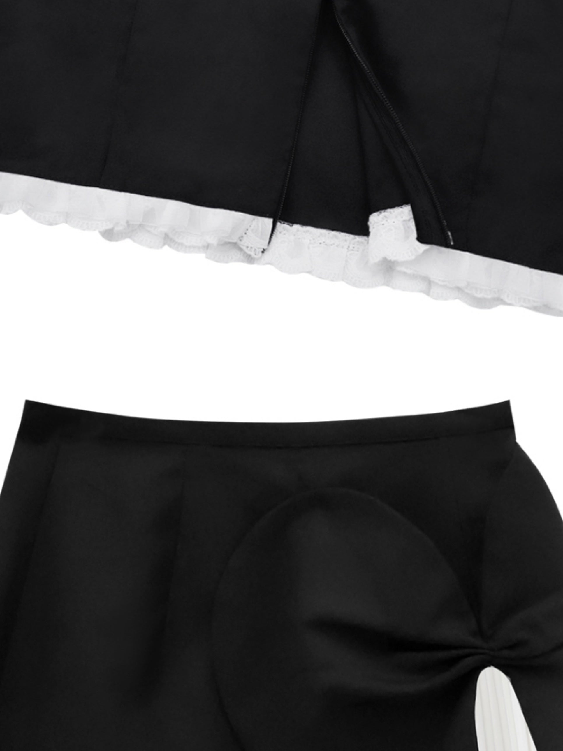 Romantischer Puffhülle Top & Asymmetry Layered Rock Rock Rock