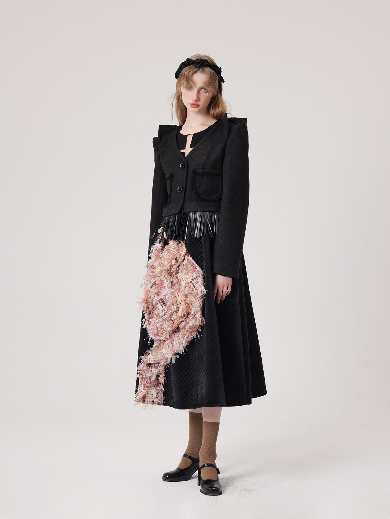 Rose Translucent Design Princess Dress