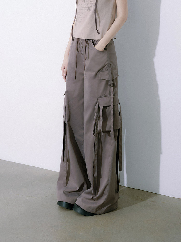 Strap Pocket Cargo Pants