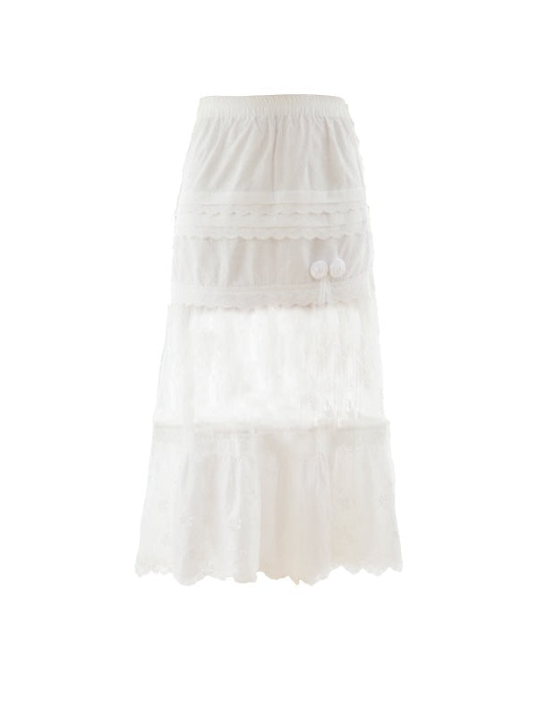 Lace Stitch Short Skirt & Long Skirt