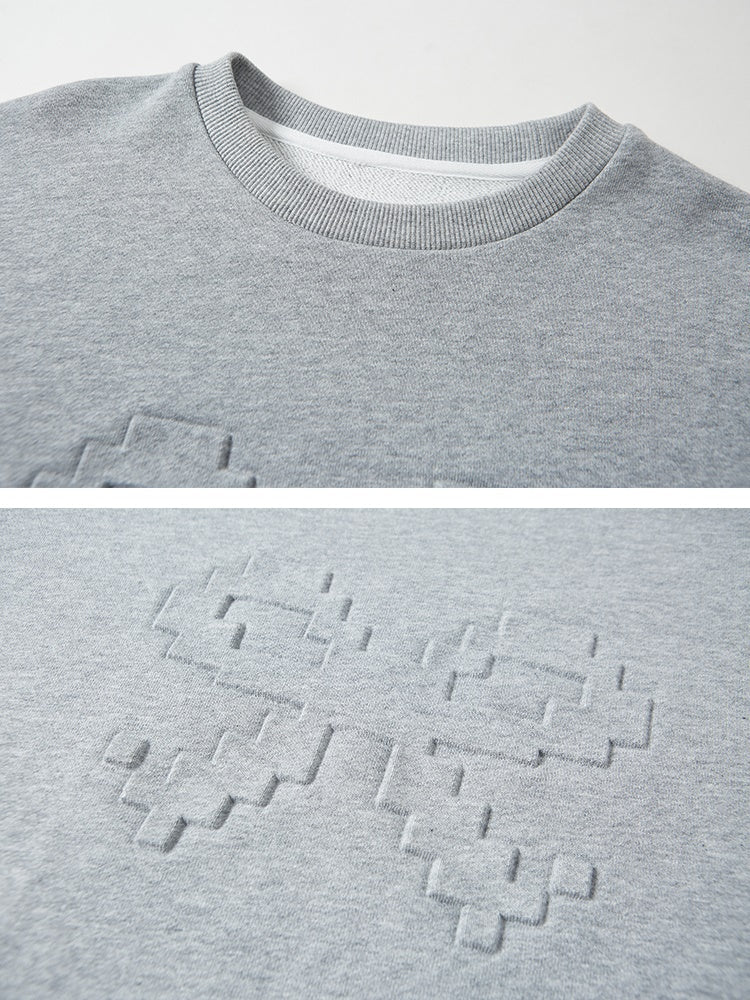 Mosaic Pixel Bow Sweat & Skirt