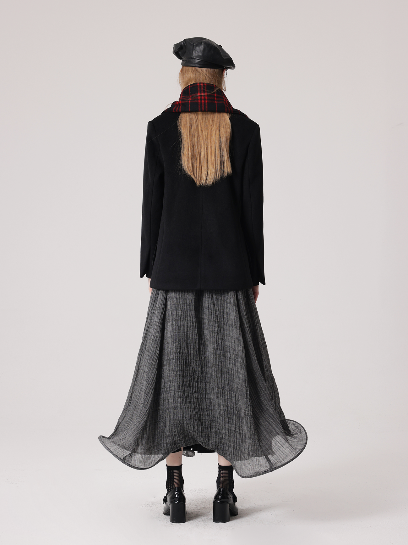 Kontrastkarette Spitzestichhandschuh Baskenbauer & Stola