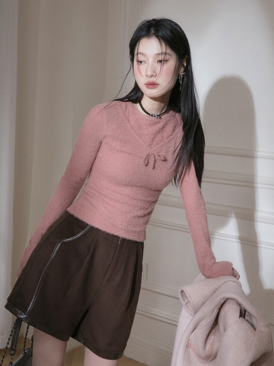 Lederkürzung karistischer Wollshorts