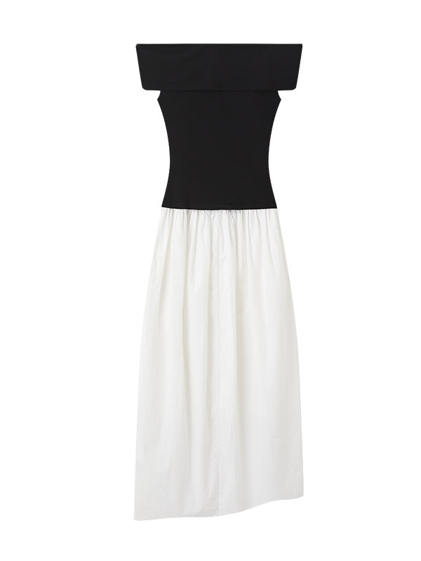 Monoton-nähte One-Shoulder-Einteilungen