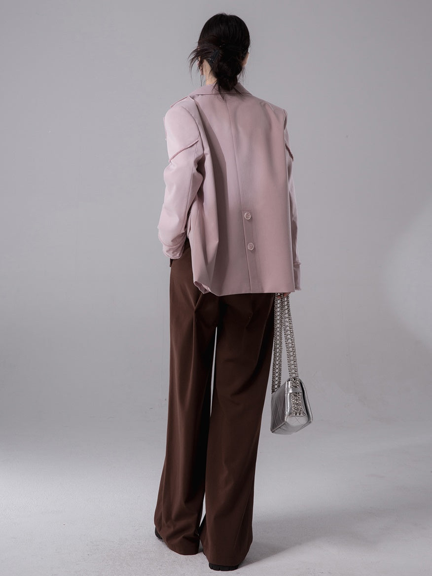 Raw Edge Split Jacket