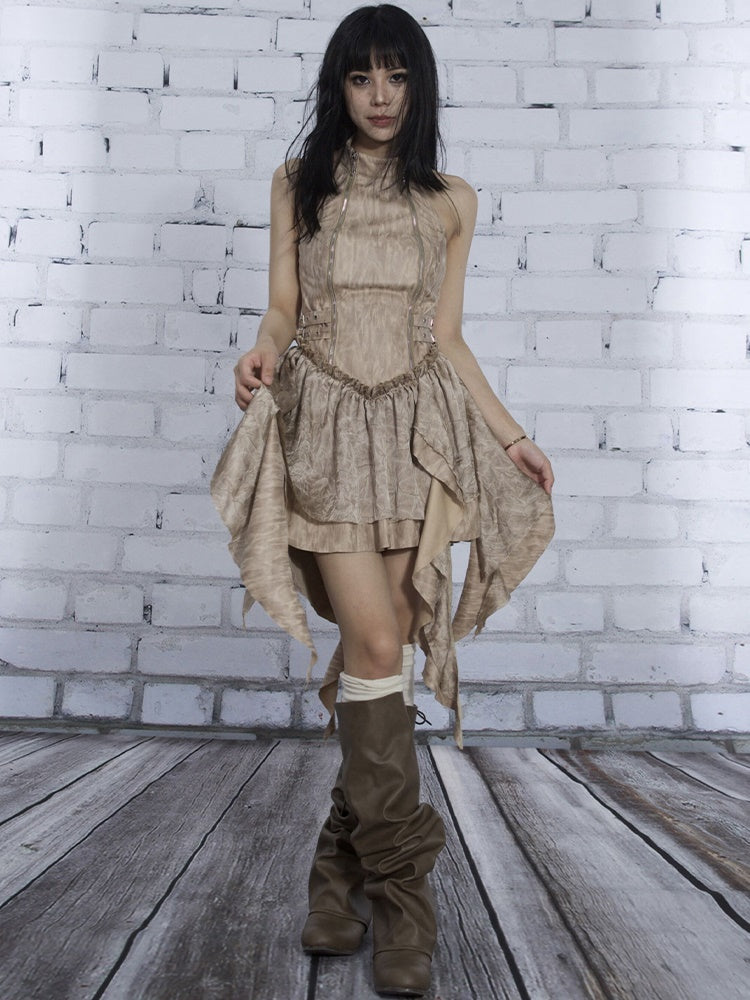 Halter Neck IRREGULAR Dress