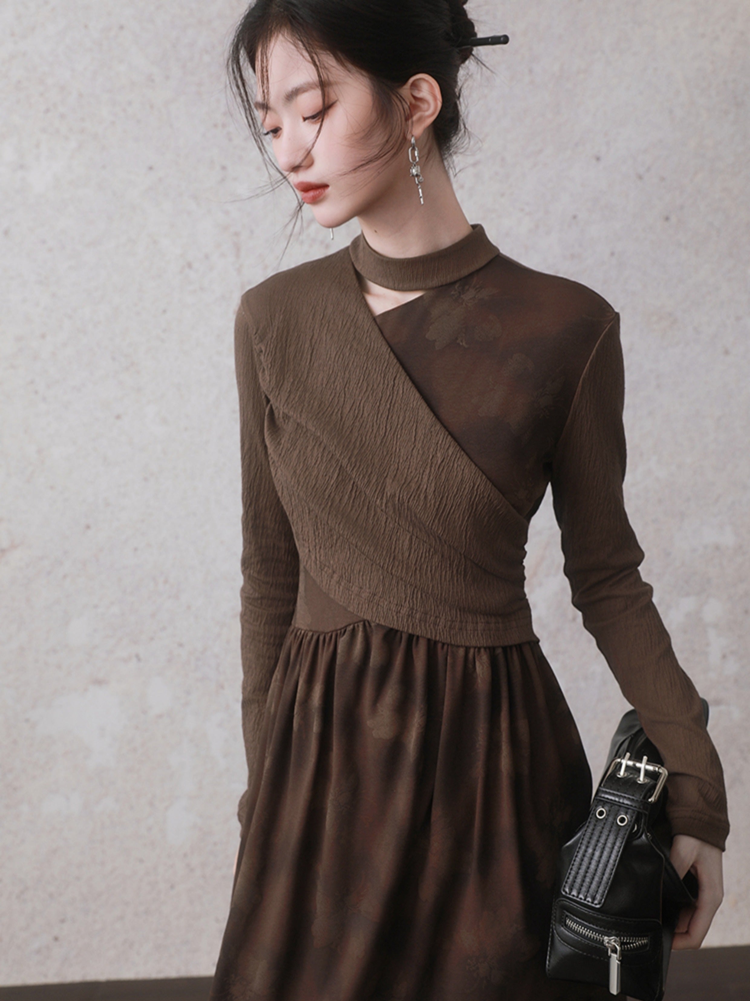 Switching Design Cachecoeur -Kleid