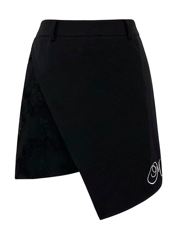 Simple Splicing Asymmetric A-line Skirt