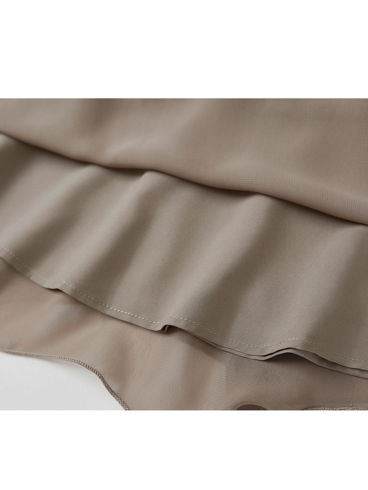 One-Shoulder Washer Frill Dress