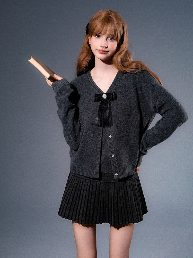 Knitted Cardigan & Camisole Set-up