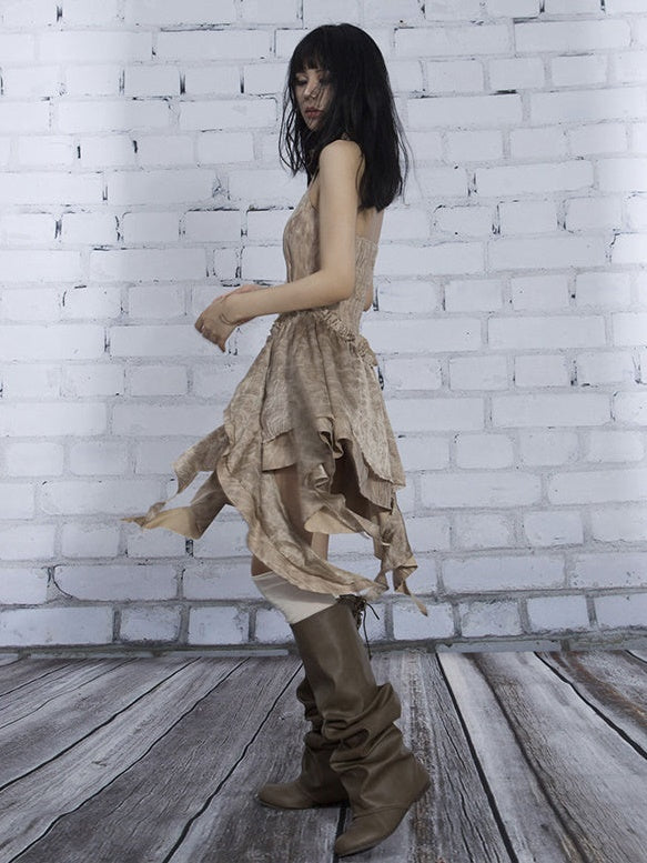 Halter Neck IRREGULAR Dress