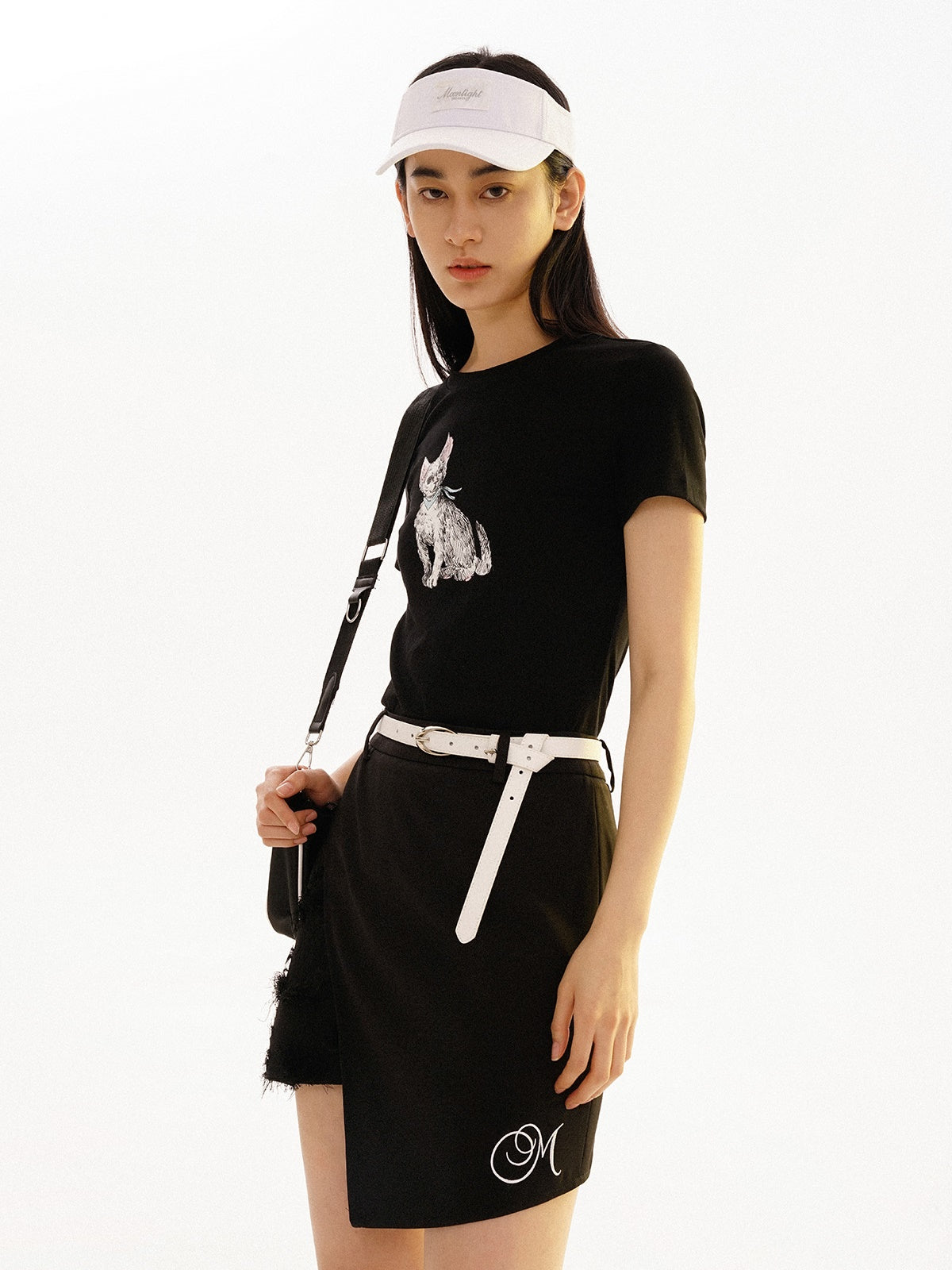 Simple Splicing Asymmetric A-line Skirt