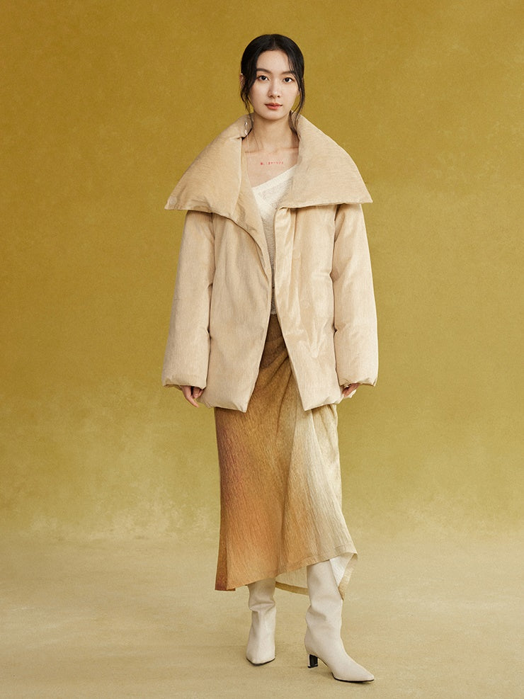 Loose High-Neck Down Jacket