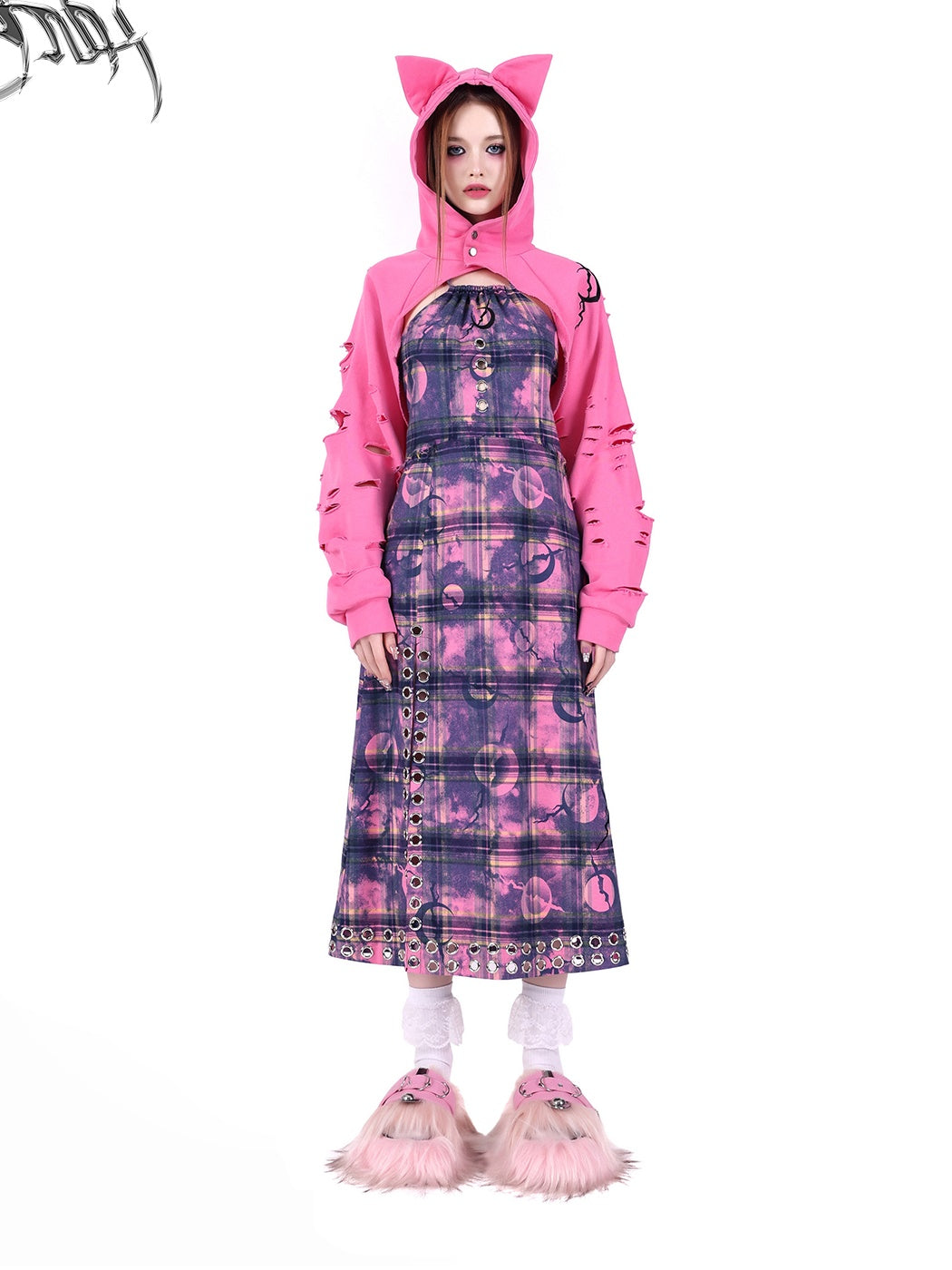 Sphinx Trou à capuche tridimensionnel Sweat