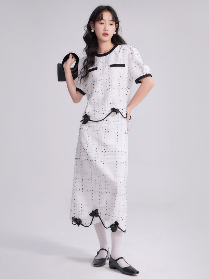 Tulpe -Spitze kleiner Duftpunkt Top & Rock