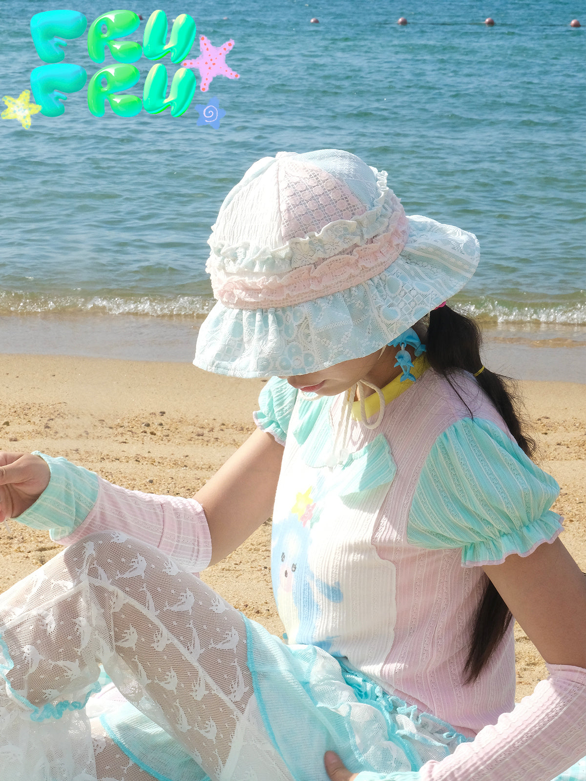 Nische Spitzennähte Fischer Sunhat
