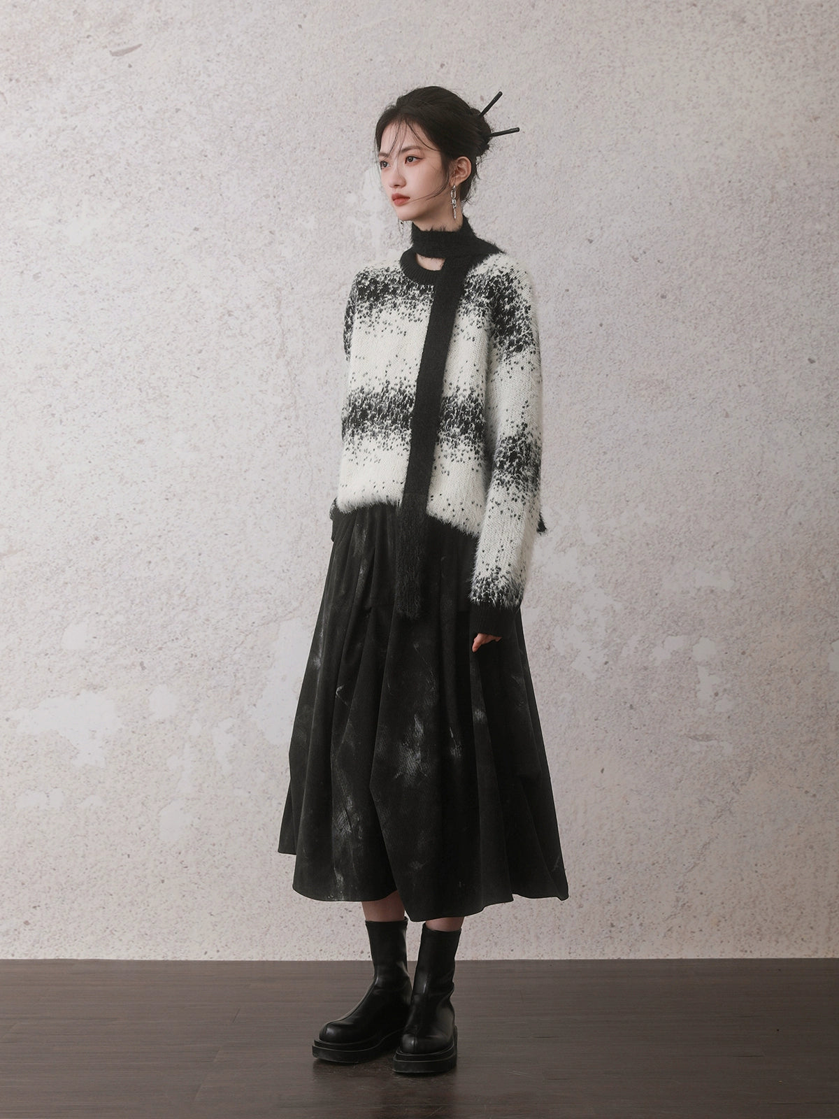 Tie-dye Gather Skirt