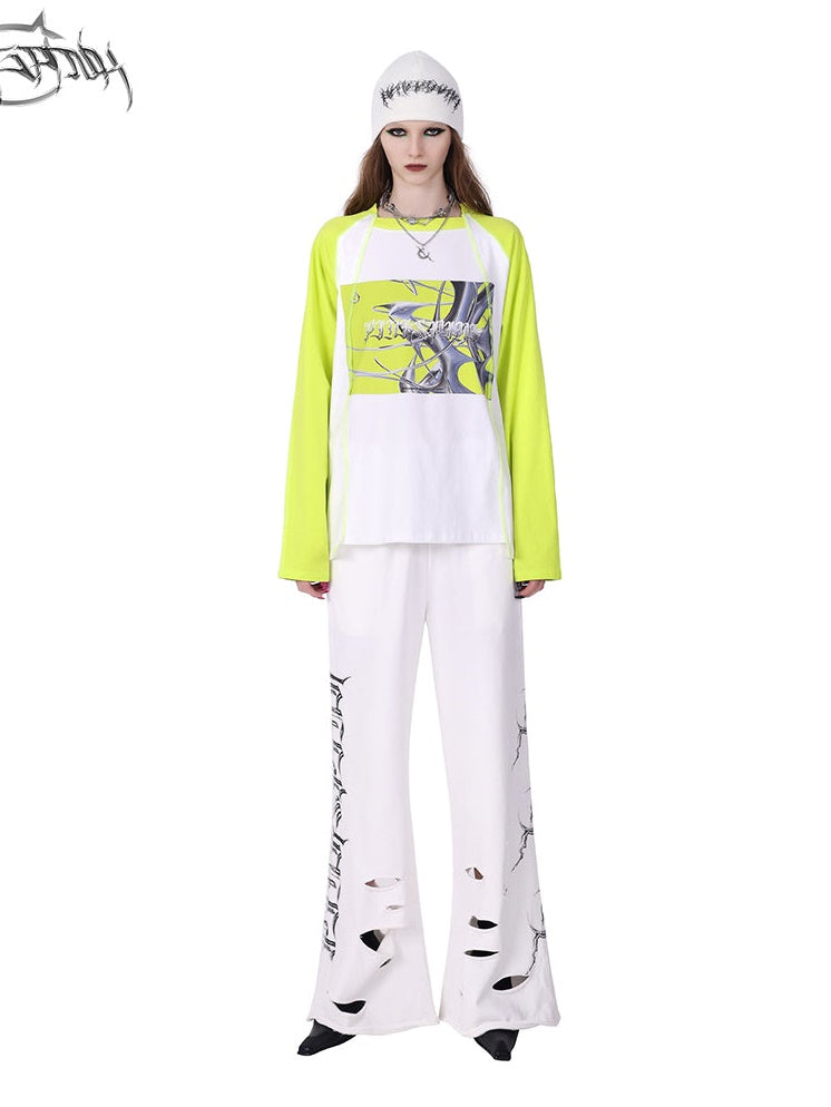 Raglan Sleeve Loose T-shirt