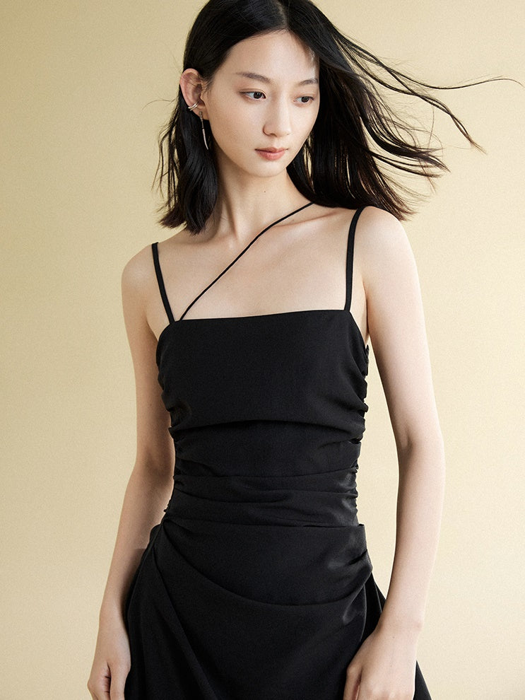 Crinkle Cut -Gurtkleid