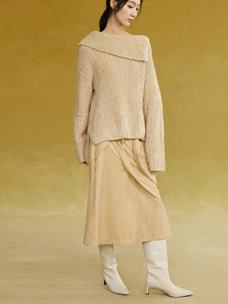 Relaxed Silhouette Loose Sweater