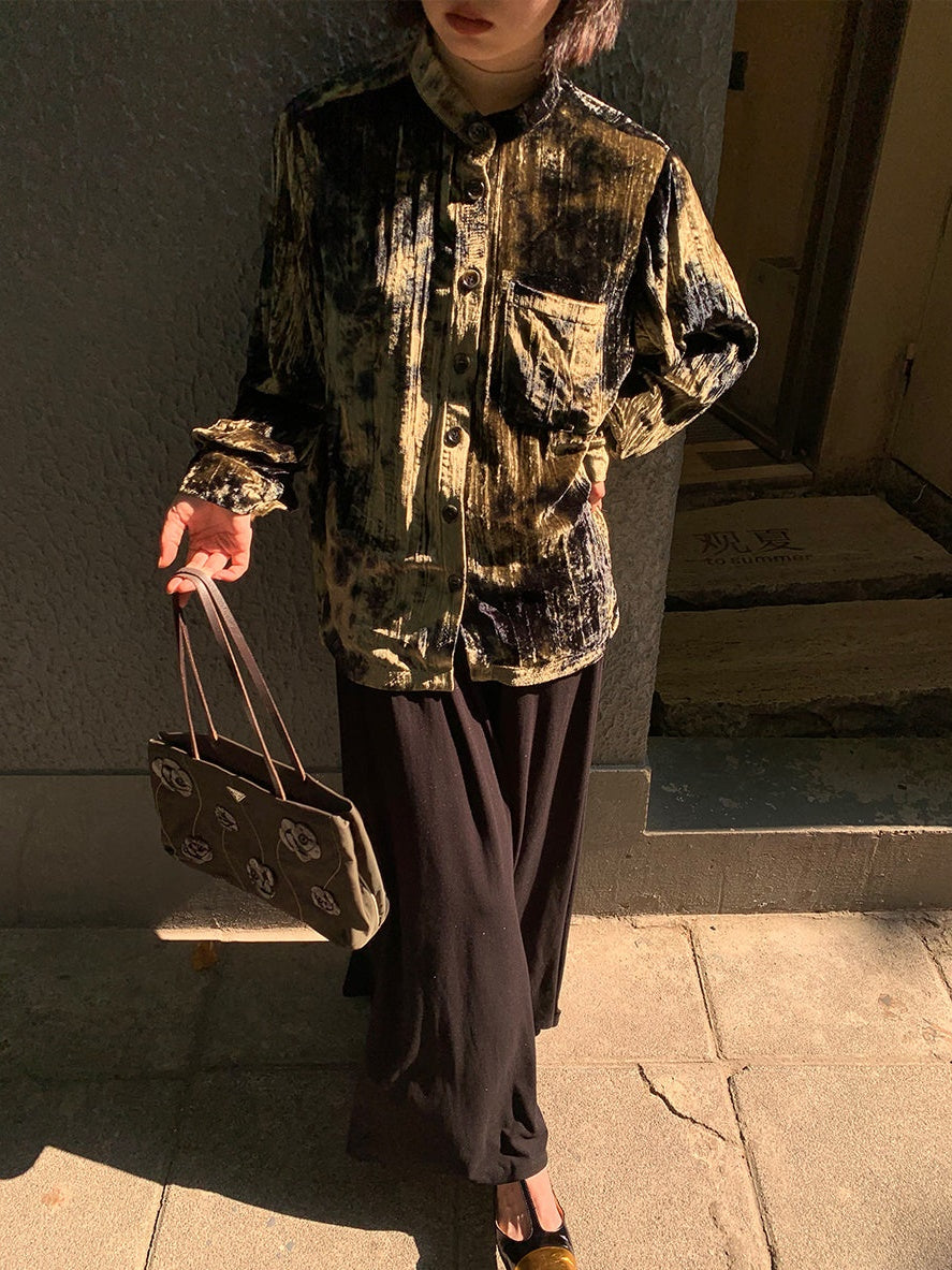 Collier de bande Tie-Dye en velours