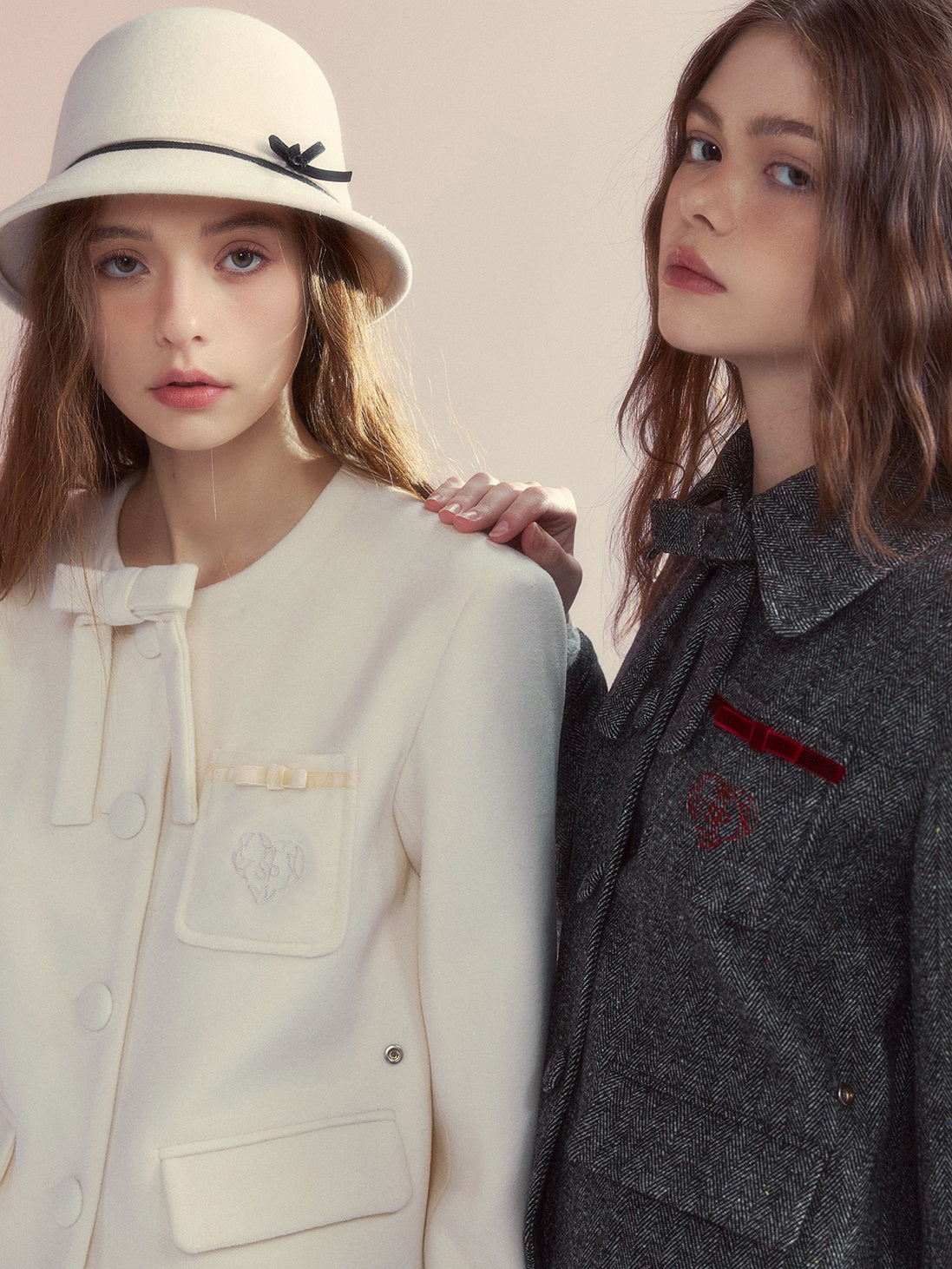 Ruban à broderie Veste courte et jupe plissée de la longueur