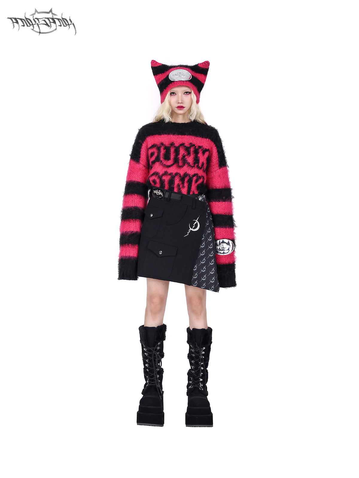 Short Wrap Apron Skirt