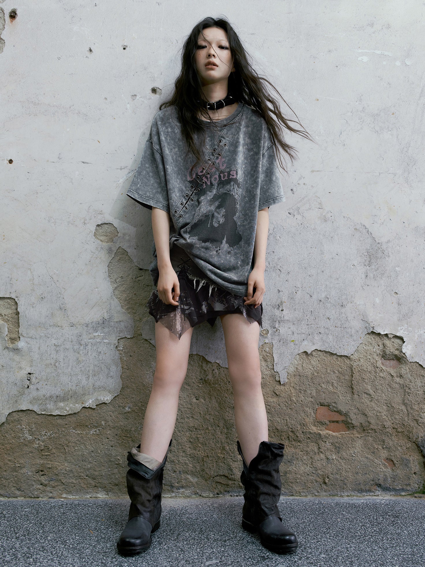 Old Printed Short Sleeves T-Shirt