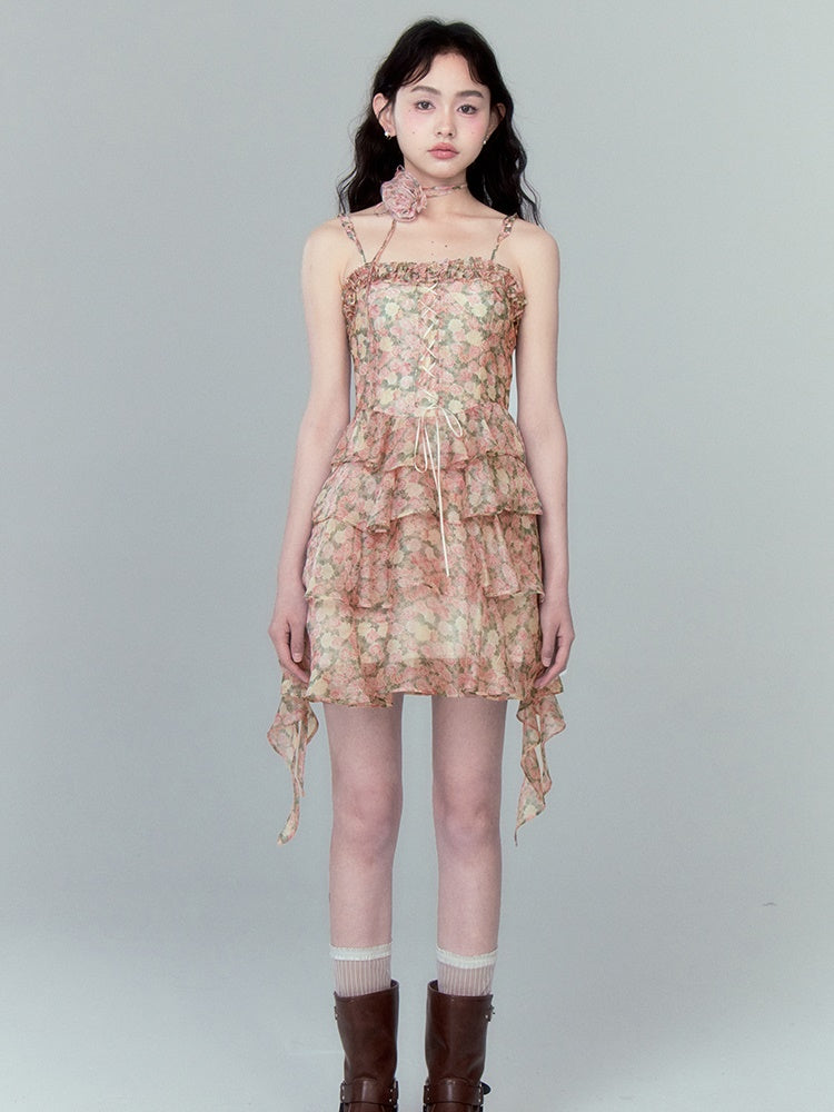 Mesh verstellbarer Rosenblumenschluck