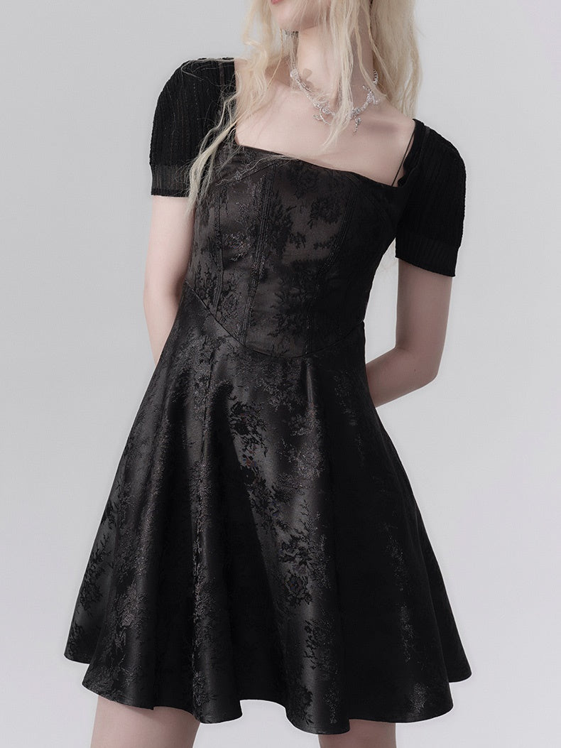 Jacquard Sling Robe & Ribbon Sangle Gile
