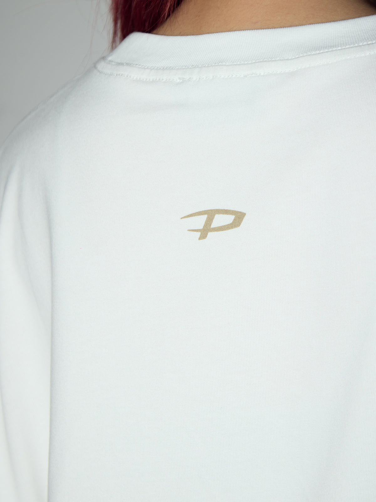 Graffiti Printed Letters Loose T-Shirt