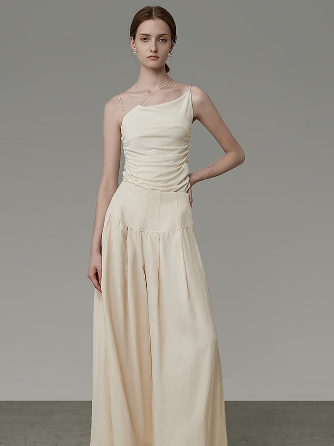 Slanted Shoulder Design Camisole