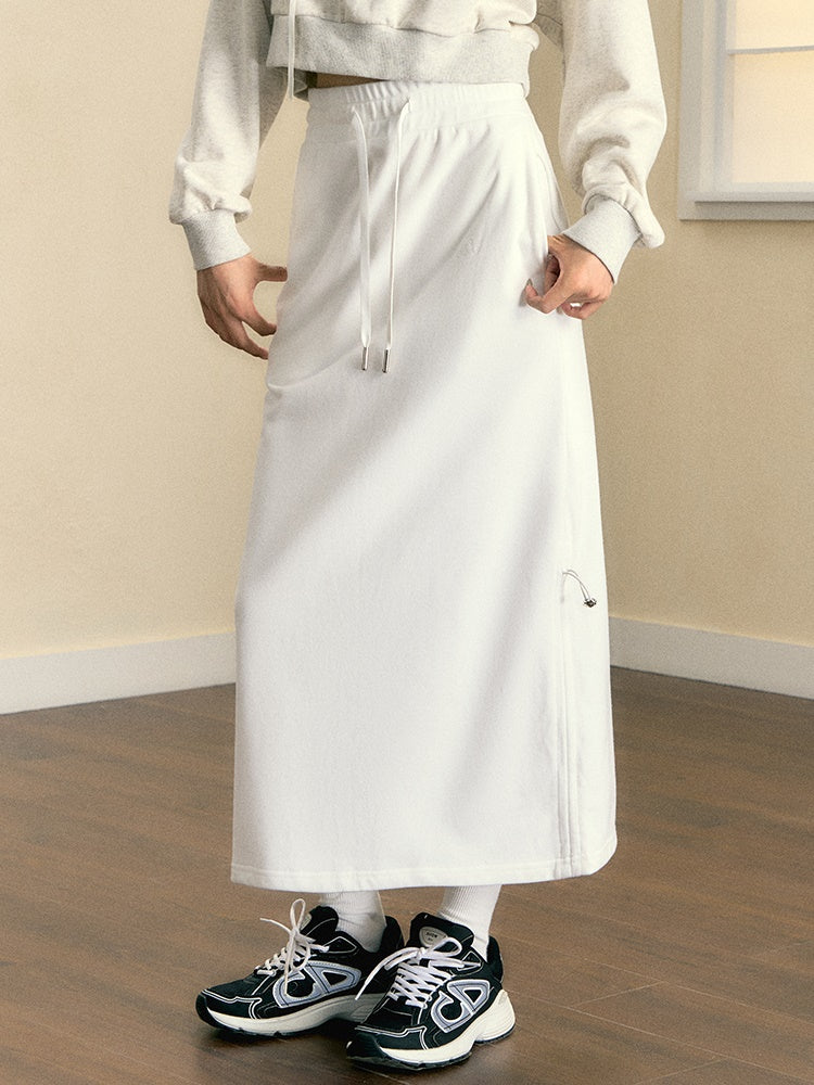 Draw String Casual Hip Rock & Long Rock