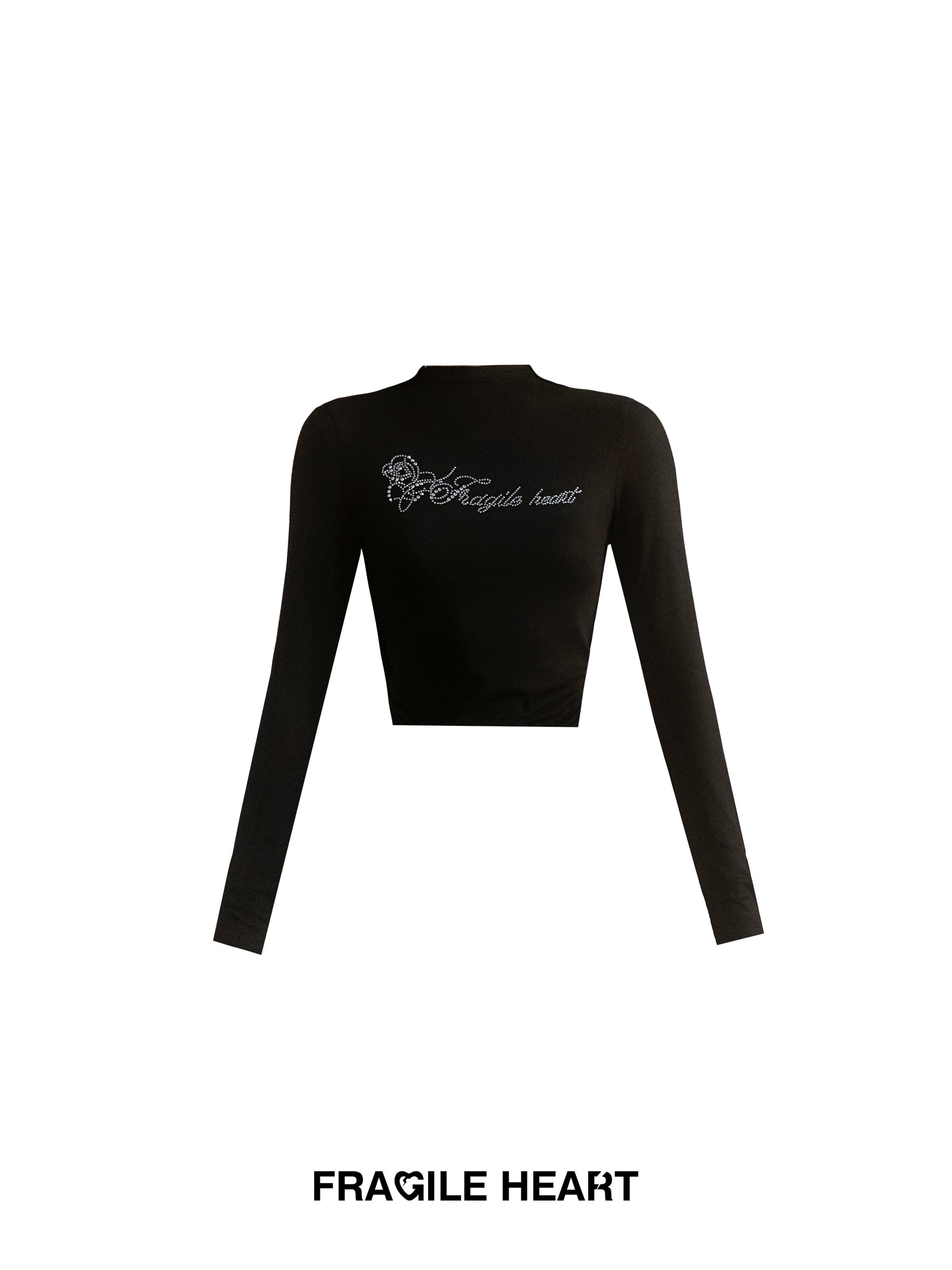 Langzeit-Langarm-T-Shirt & Houndstooth A-Line-Rock