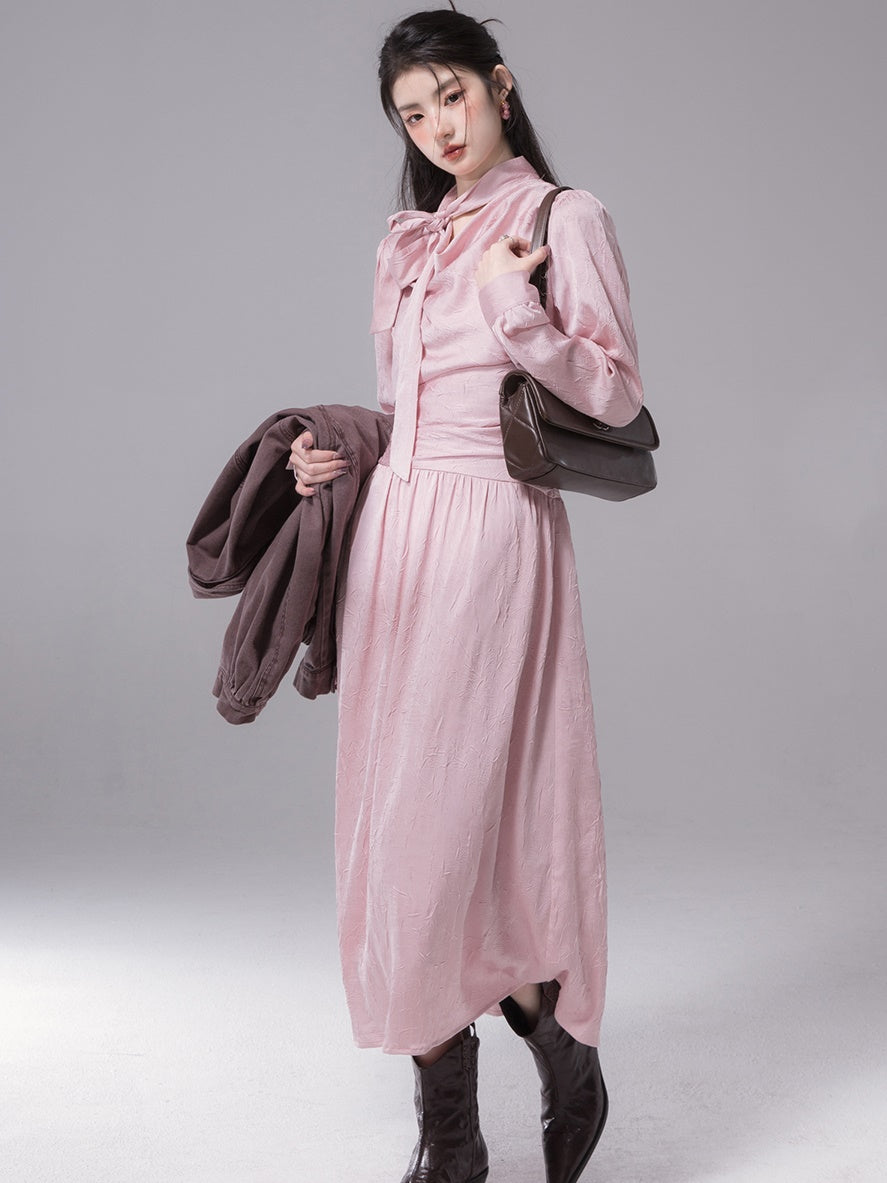 Swing Neckriemen Taille schlankes Kleid