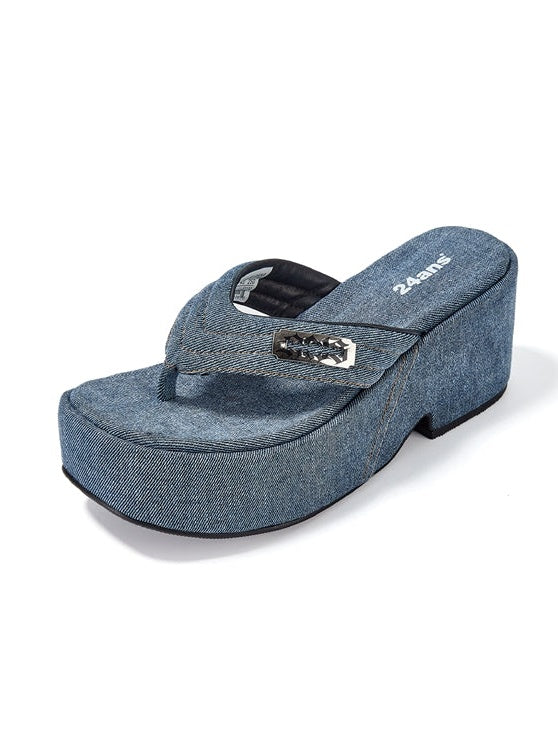 Plattform Flip-Flops Sandale