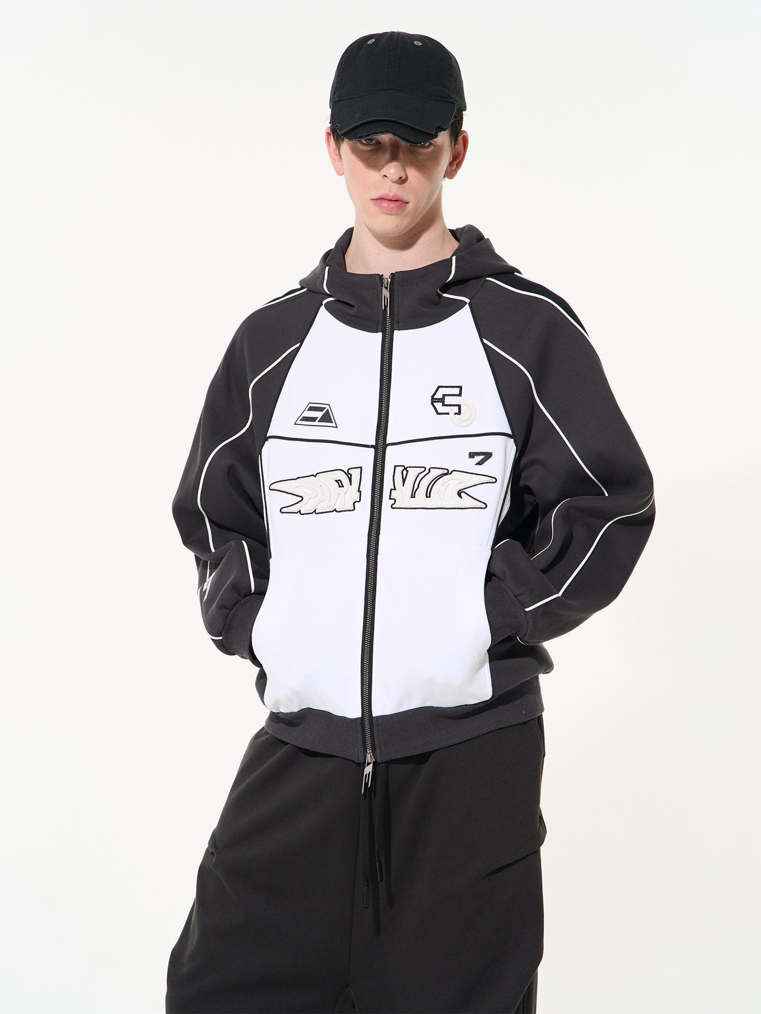 Unisex Casual Back-Print Hoodie Sweat Parka