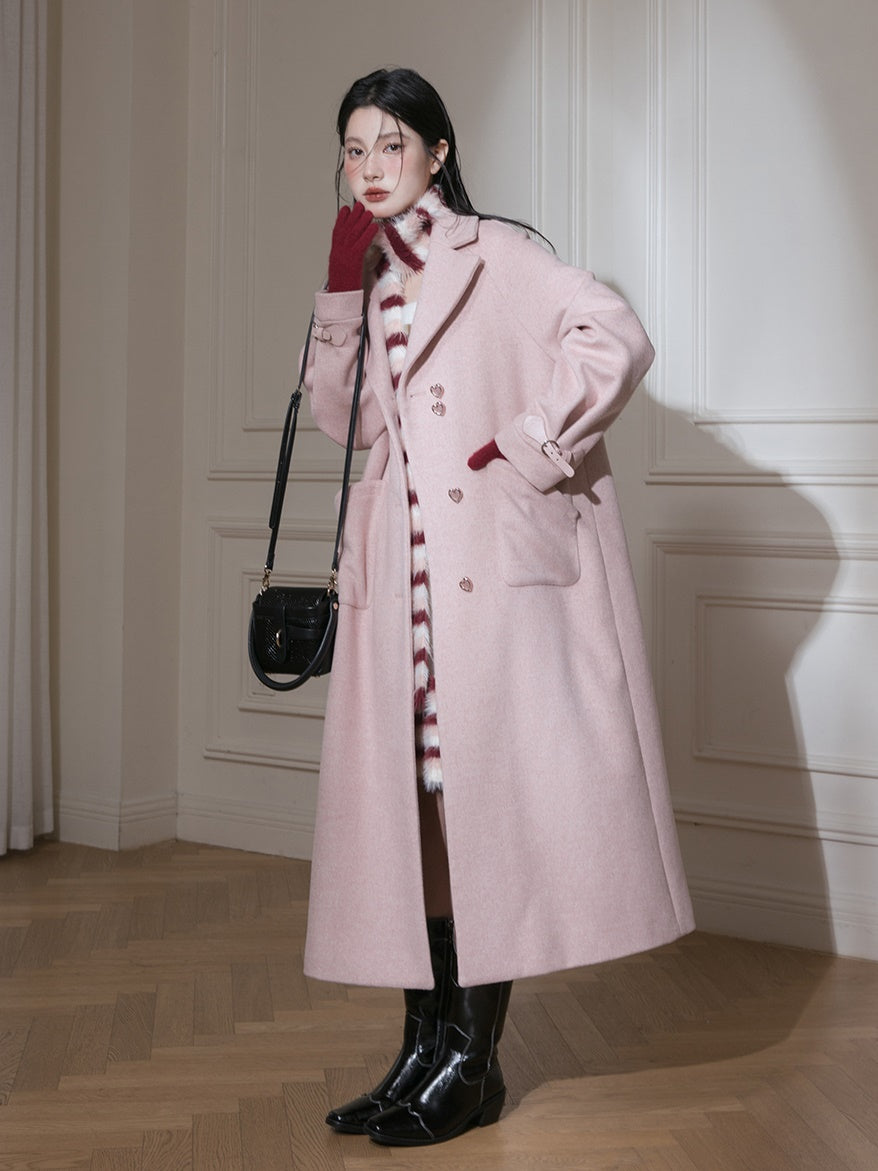 Gradient Border Sleeveress Fluffy Kleid & Schal