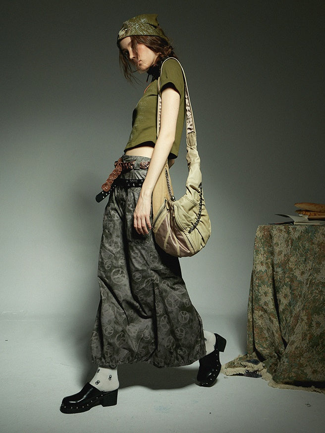 긴 해협 툴링 스커트를 인쇄하십시오