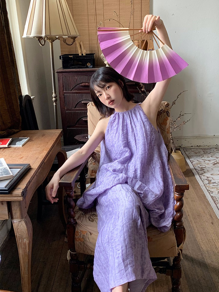 매달린 목 풍선 탑 & 긴 치마