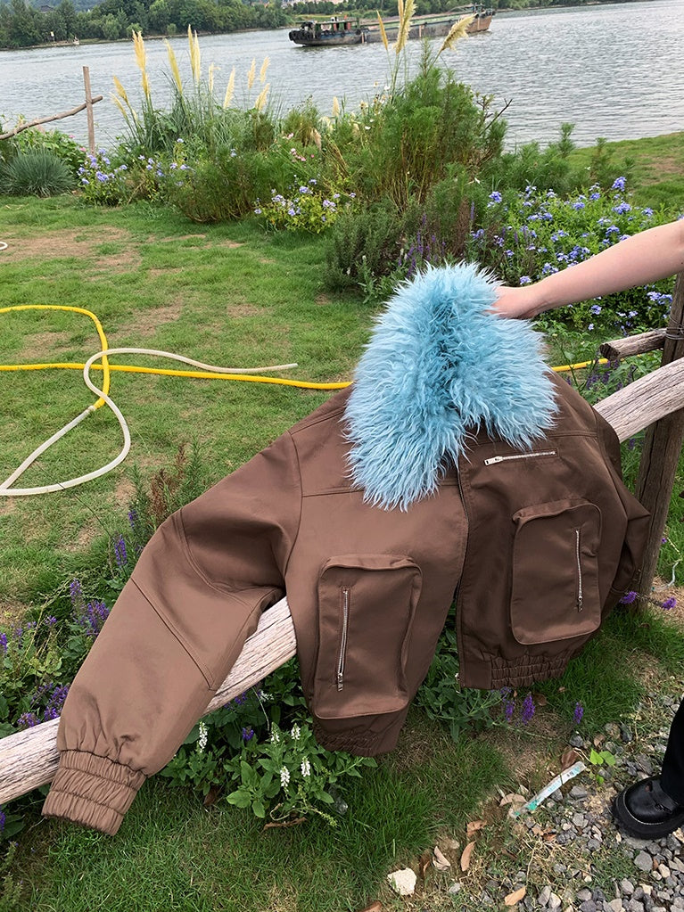 Tooling Large Pocket Jacket & Pleated Super Mini Skirt