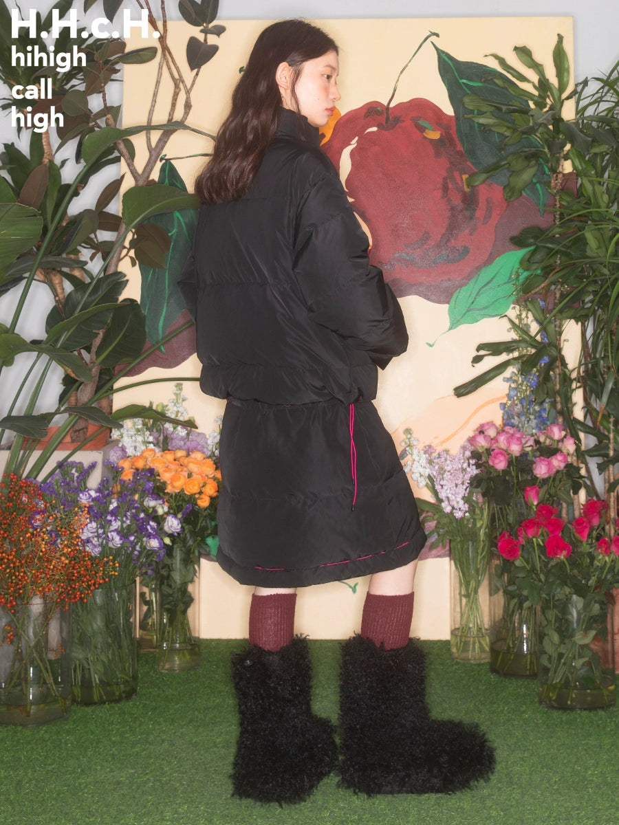 Kirschsticke Down Jacke & Rock