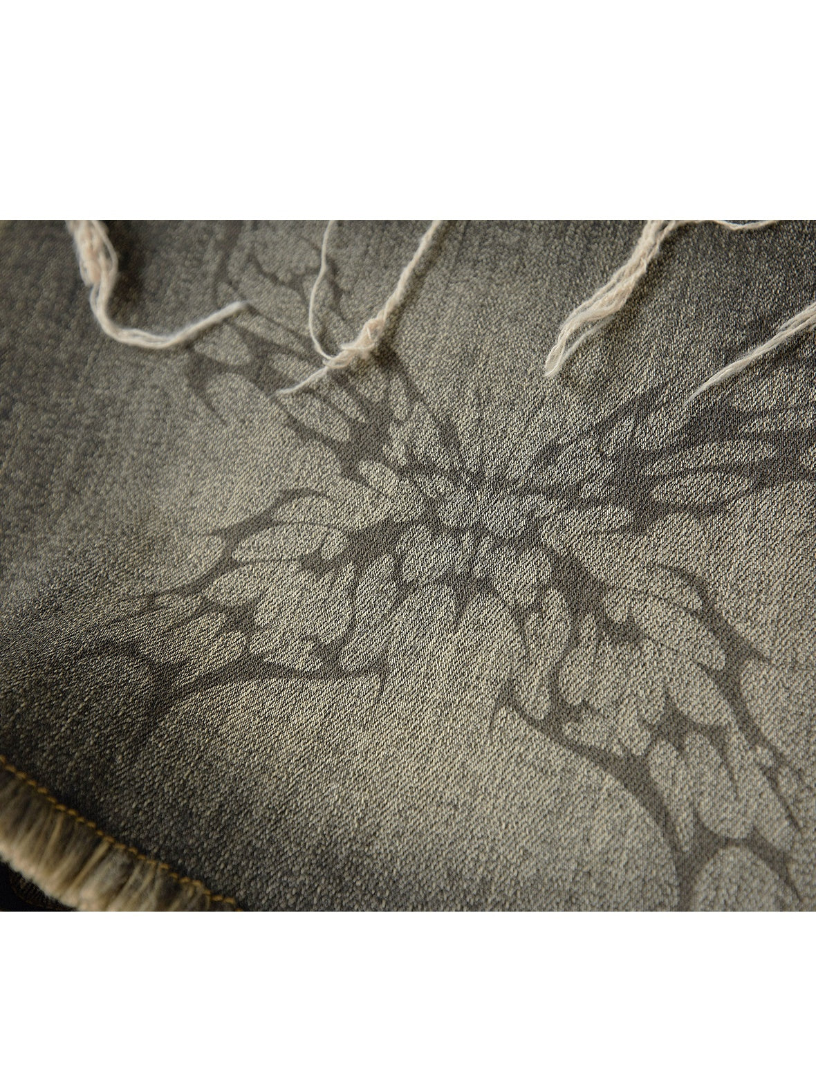 데님 나비 인쇄 컬로 테